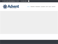 Tablet Screenshot of adventtherapy.com